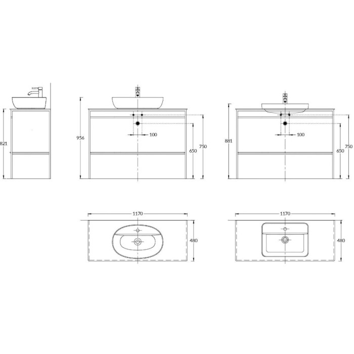Металлическая структура напольная 120см, Plaza next Kerama Marazzi, черный - PL.N.120.01\BLK.M