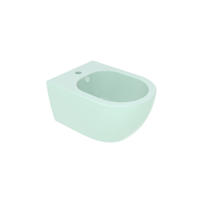Биде подвесное бирюзовый глянцевый, GSG Ceramic Design Like, LKBISO024