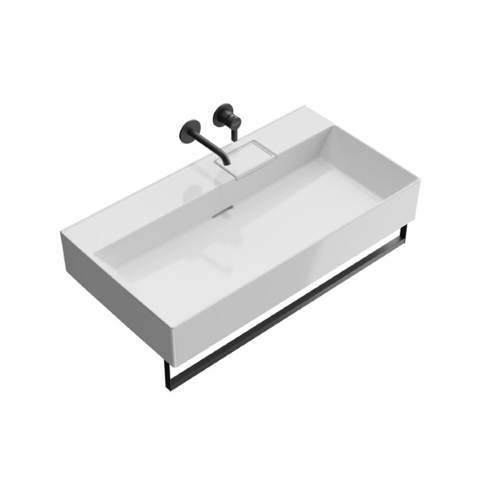 Раковина подвесная без отверстий 90x48см, Logica Kerama Marazzi, белый - LO.wb.90.0