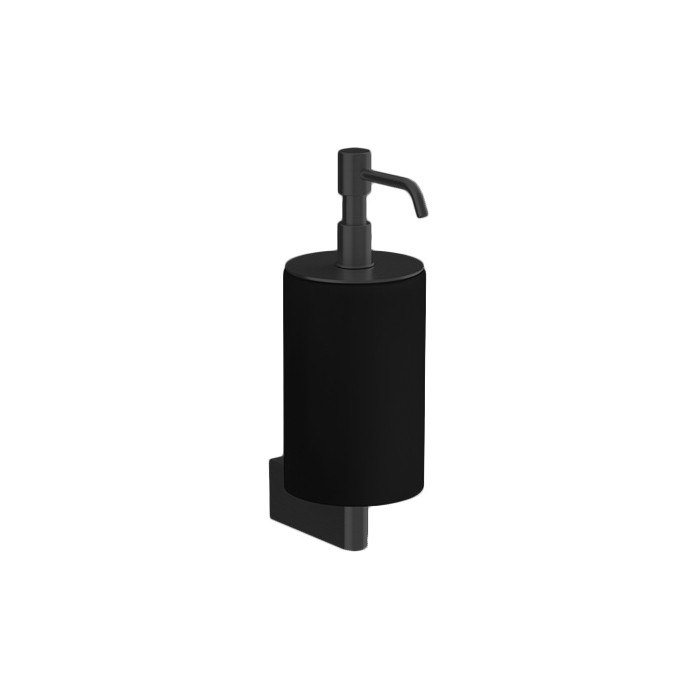 Дозатор для жидкого мыла, подвесной, Gessi Origini, черный матовый/black metal brushed pvd арт. 66414#707
