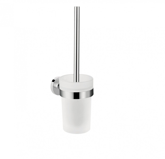 Ершик для унитаза с матовый стеклом, Hansgrohe Logis Universal, хром арт. 41722000