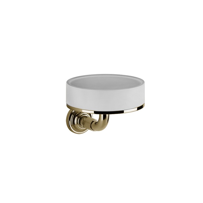 Мыльница подвесная, Gessi Venti20, белый, фурнитура brass pvd арт. 65401#710