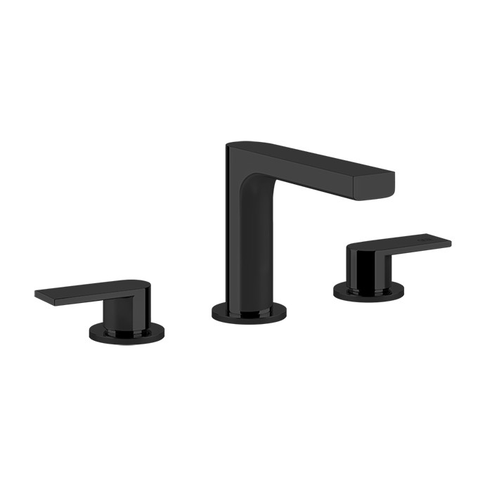 Смеситель для раковины, на 3 отв, донный клапан, Gessi Emporio Via manzoni, black xl арт. 38612#299