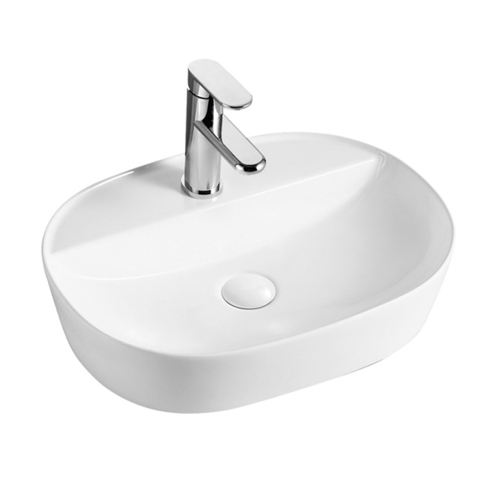 Раковина накладная 500х380х120 белая, Azario - AZ-2202 SP