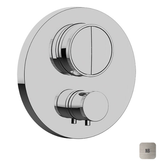 Душевая система Almar Core встраиваемая с термостатом, цвет нержавеющая сталь брашированная арт. SET-Core.NB 2