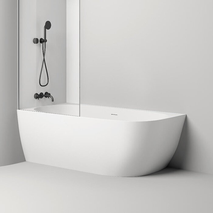 Ванна пристенная угловая 170x85, матовая, Salini SOFIA CORNER L арт. 102525MRH