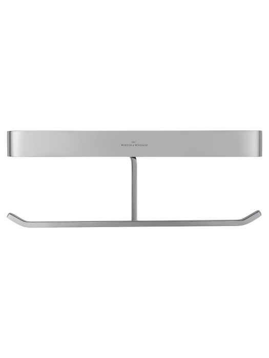 Двойной держатель для туалетной бумаги с полкой, Wonzon & Woghand Lotte, WW-8356A цвет: хром