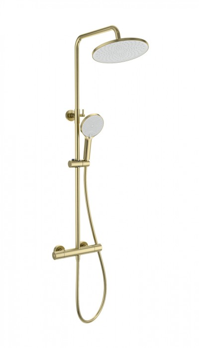 Душевая система с термостатом, Wonzon &amp; Woghand Inn, WW-B3013-T1-BG цвет: золото