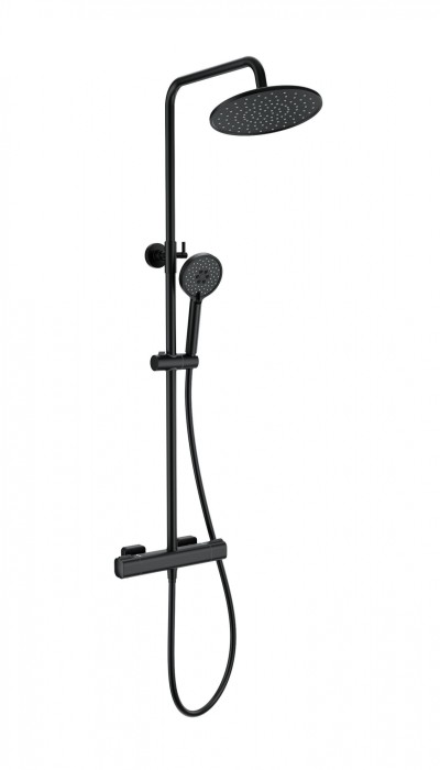 Душевая система с термостатом, Wonzon &amp; Woghand Stay, WW-B3051-A-MB цвет: черный