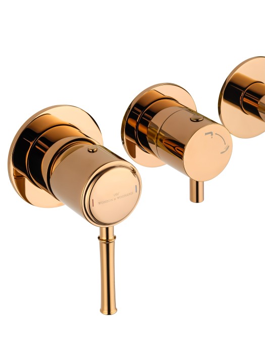 Смеситель для ванны встраиваемый, Wonzon & Woghand Tor, WW-88889073-RG цвет: розовое золото