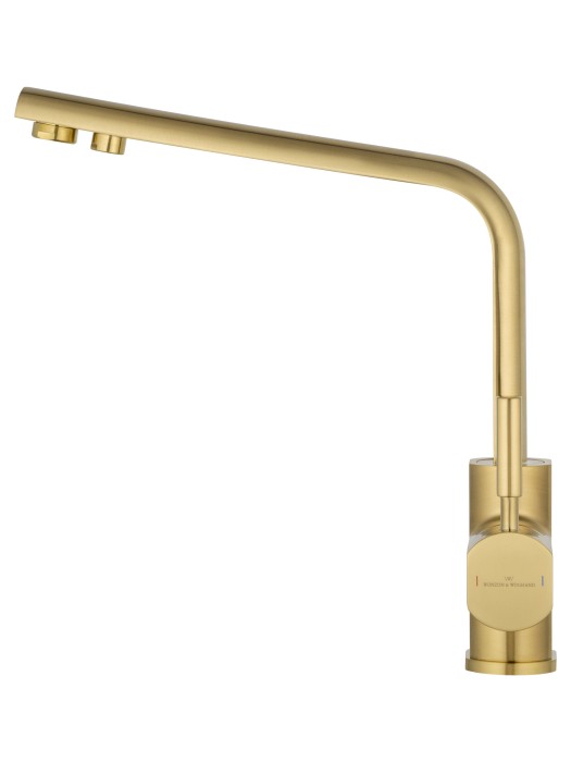 Смеситель для кухни c подключением фильтра, Wonzon & Woghand, WW-88458003-BG цвет: золото