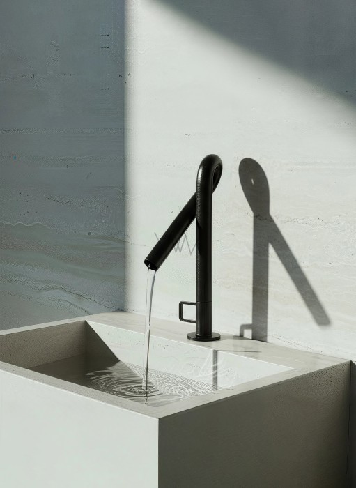 Смеситель для раковины, Wonzon & Woghand Loop, WW-111-00-508 цвет: черный