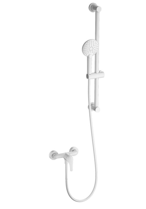 Смеситель для душа с гарнитуром, Wonzon &amp; Woghand, WW-4570-MW цвет: белый