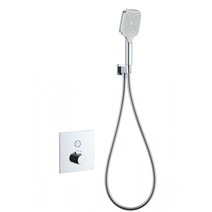 Смеситель для душа с термостатом встраиваемый, Wonzon &amp; Woghand, WW-D1017-B-CR цвет: хром