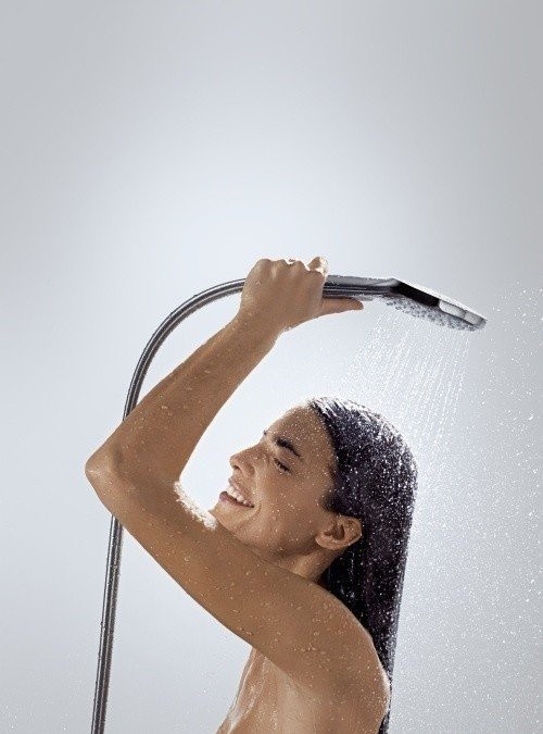 Ручной душ Raindance Select E Hansgrohe, белый, хром арт. 26520400