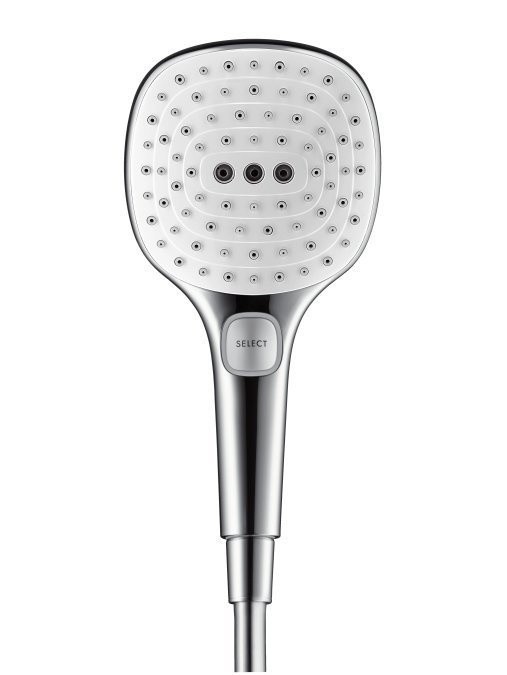 Ручной душ Raindance Select E Hansgrohe, белый, хром арт. 26520400