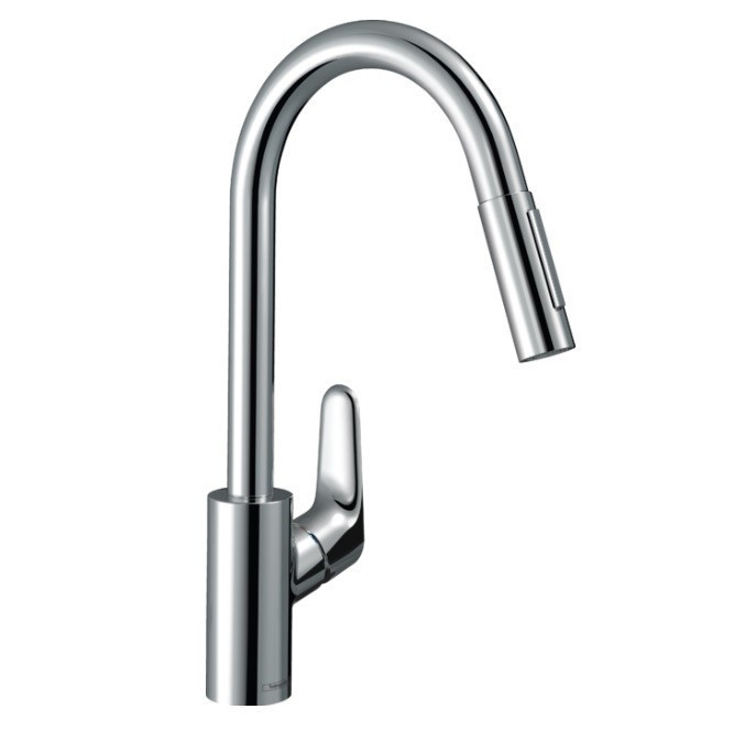 Смеситель для кухни, с вытяжным душем, Eco, Hansgrohe Focus M41, хром арт. 31833000