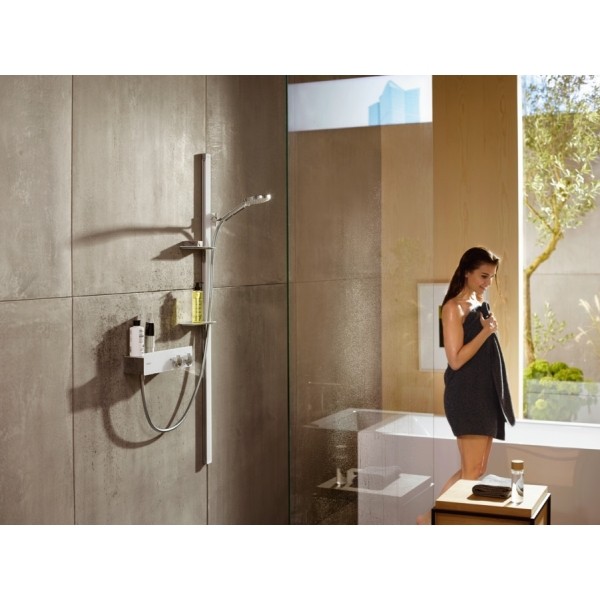 Смеситель для душа с термостатом, Hansgrohe ShowerTablet, белый арт. 13102400
