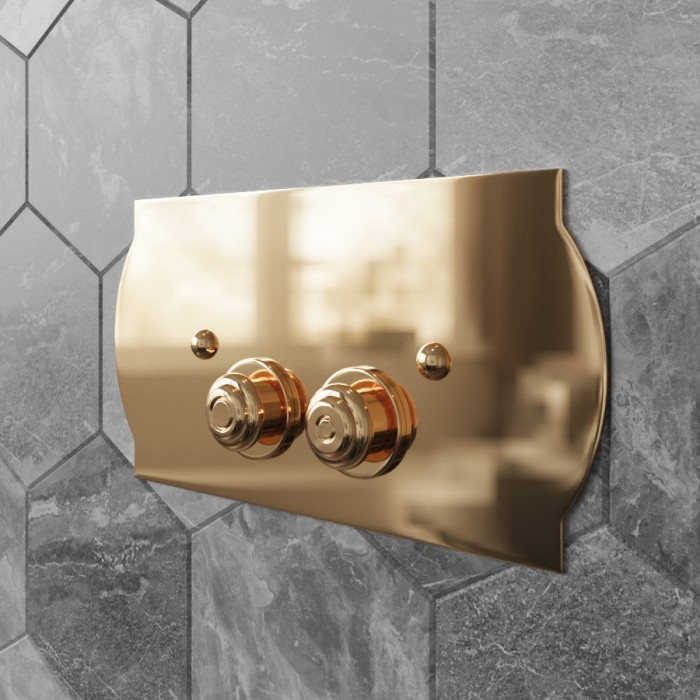 Клавиша смыва для бачков geberit up320, 33x2,5*h17, материал: латунь, золото, Tiffany World - TW300.3oro