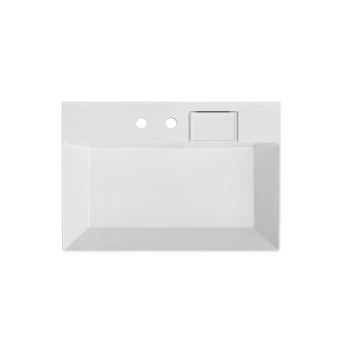 Раковина подвесная с двумя отверстиями 70x48см, Logica Kerama Marazzi, белый - LO.wb.70.2