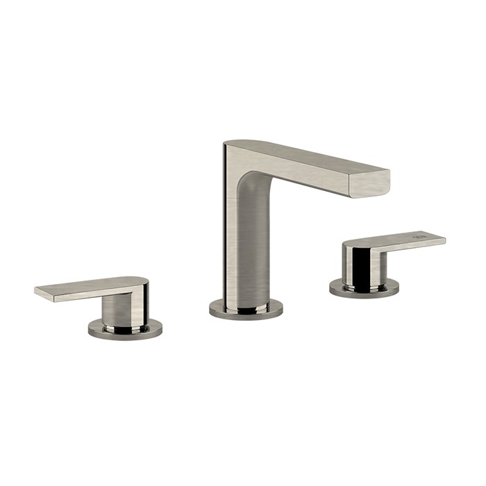 Смеситель для раковины, на 3 отв, донный клапан, Gessi Emporio Via manzoni, finox brushed nickel арт. 38612#149