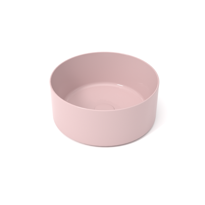 Накладная раковина, 40х40х17 см, Olympia ceramica Open, розовый глянцевый арт. OPE42TO40009