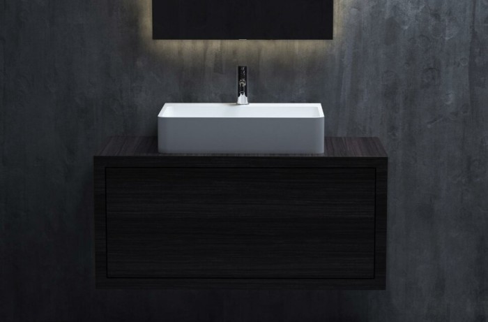 Раковина накладная 59,5x44,5, матовая, Salini OTTAVIA арт. 1103201M