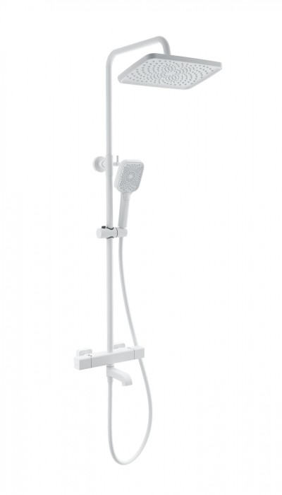 Душевая система с термостатом, Wonzon &amp; Woghand Stay, WW-B3016-T1-MW цвет: белый
