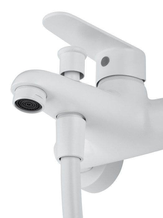 Смеситель для ванны с душем, Wonzon & Woghand Alfa, WW-AE3204-MW цвет: белый