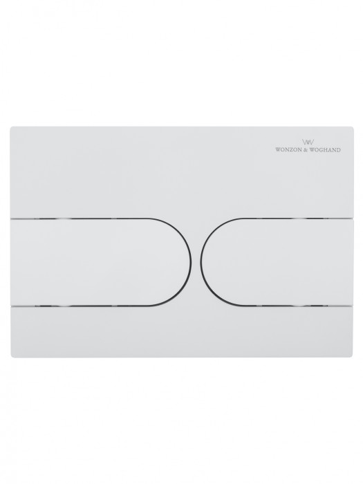 Кнопка смыва для инсталляции механическая, Wonzon &amp; Woghand, WW-IB233-MW цвет: белый