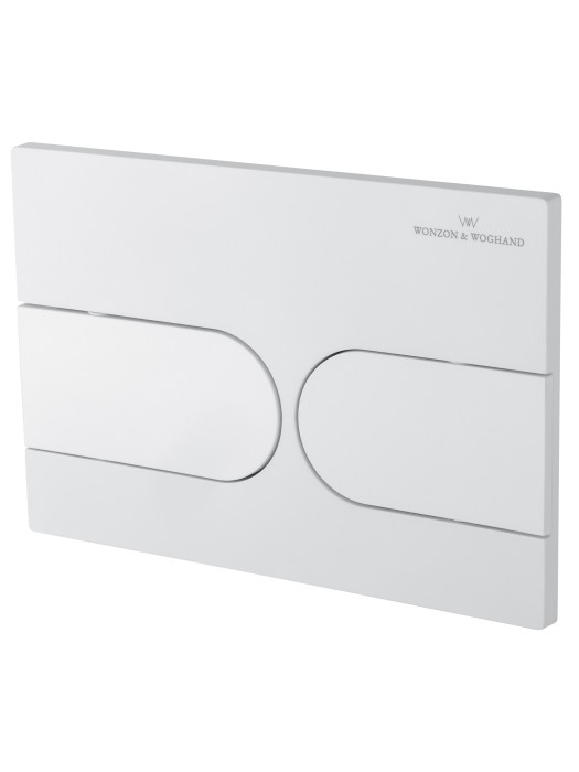 Кнопка смыва для инсталляции механическая, Wonzon & Woghand, WW-IB233-MW цвет: белый