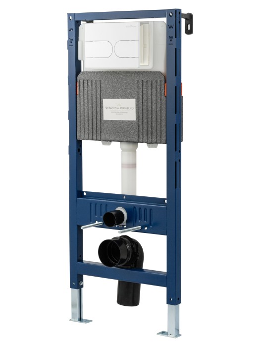 Кнопка смыва для инсталляции механическая, Wonzon & Woghand, WW-IB233-MW цвет: белый