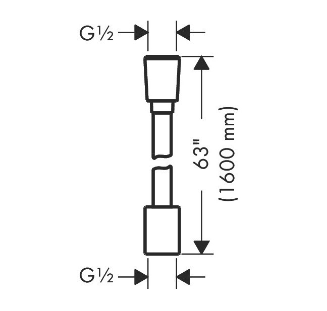 Душевой шланг Planet Edition 160см Designflex Hansgrohe, песок арт. 28250210