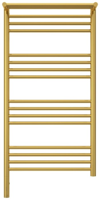 Сунержа Электрический полотенцесушитель 1000x500, Богема 3.0 с 1 полкой, 03-5806-1050 цвет: золото