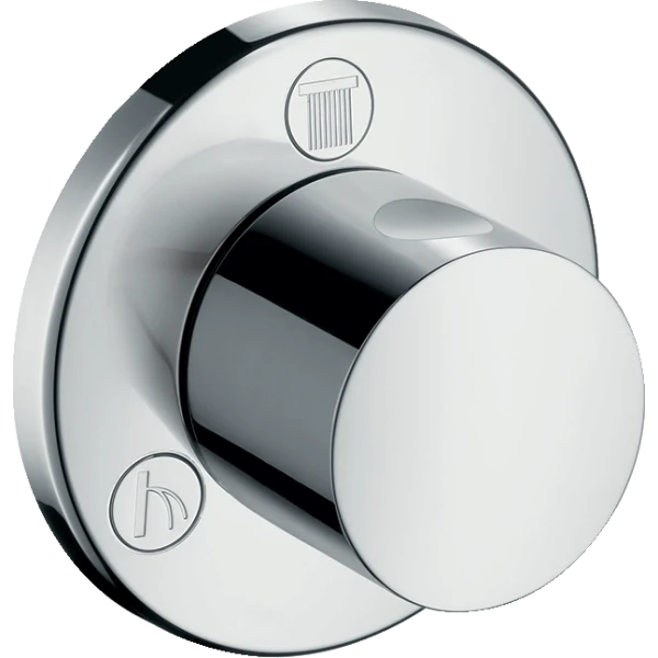 Переключатель потоков для душа Trio/Quattro на 3 потребителя, Hansgrohe Trio, хром арт. 15932000