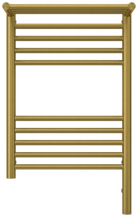 Сунержа Электрический полотенцесушитель 600x400, Богема 3.0 с 1 полкой, 051-5807-6040 цвет: состаренная латунь