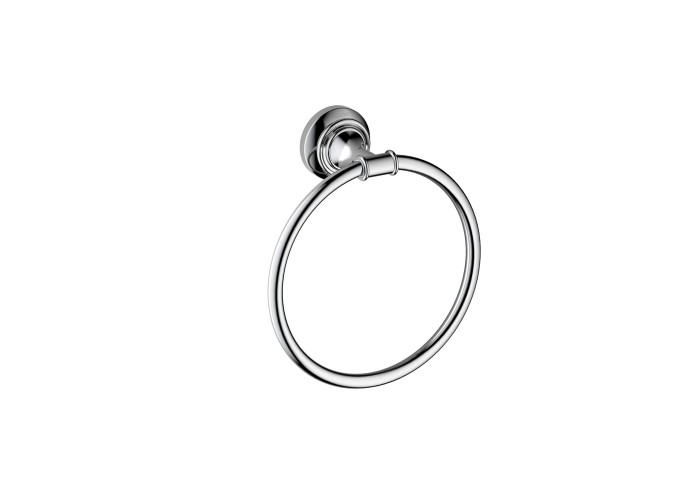Полотенцедержатель кольцо, Aquatek Классик, хром арт. AQ4512CR