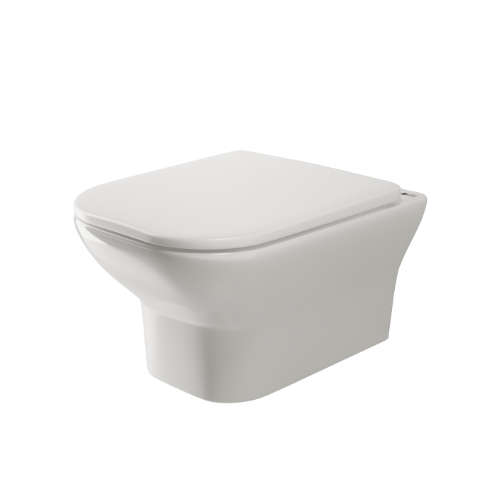 Подвесной унитаз с сиденьем Ceramicanova Enjoy, белый арт. CN1104E