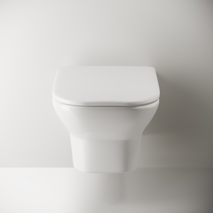 Подвесной унитаз с сиденьем Ceramicanova Enjoy, белый арт. CN1104E