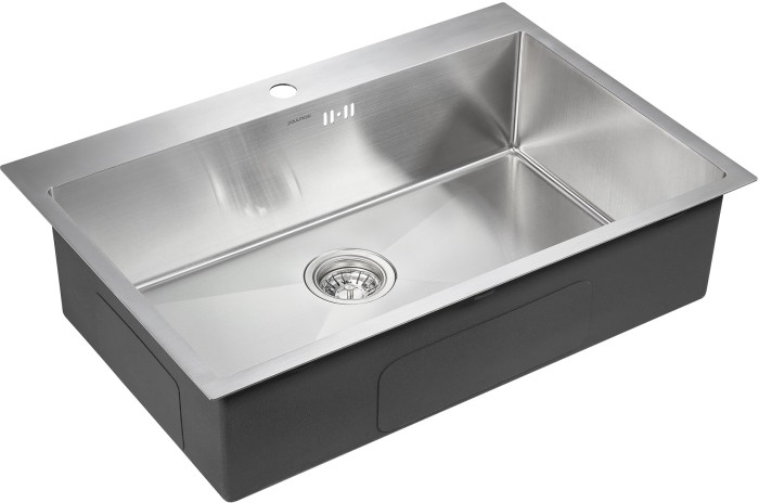 Мойка для кухни нержавеющая 750х510мм Paulmark VAST, брашированная нерж. сталь - PM217551-BS