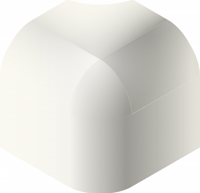 Бордюр уайт спиголо а.е. 1x1 Italon Рум Wall Project арт. 600090000574