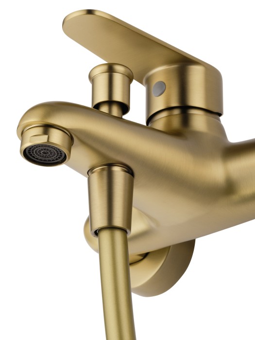 Смеситель для ванны с душем, Wonzon & Woghand Alfa, WW-AE3204-BG цвет: золото