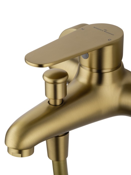 Смеситель для ванны с душем, Wonzon & Woghand Alfa, WW-AE3204-BG цвет: золото