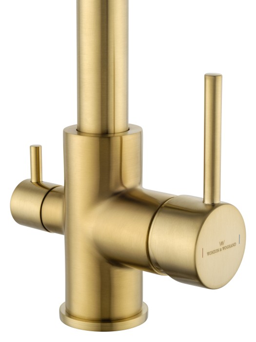 Смеситель для кухни c подключением фильтра, Wonzon & Woghand, WW-88458005-BG цвет: золото