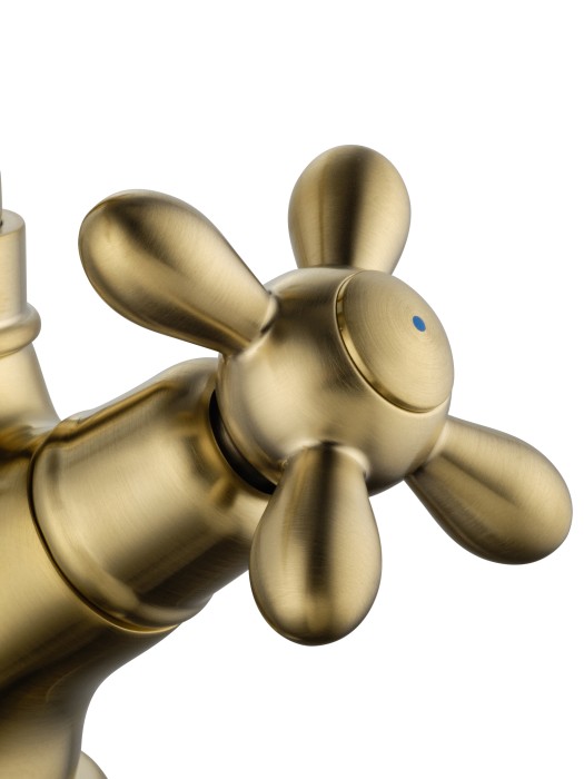 Смеситель для раковины, Wonzon & Woghand Retro, WW-88139020-BG цвет: золото