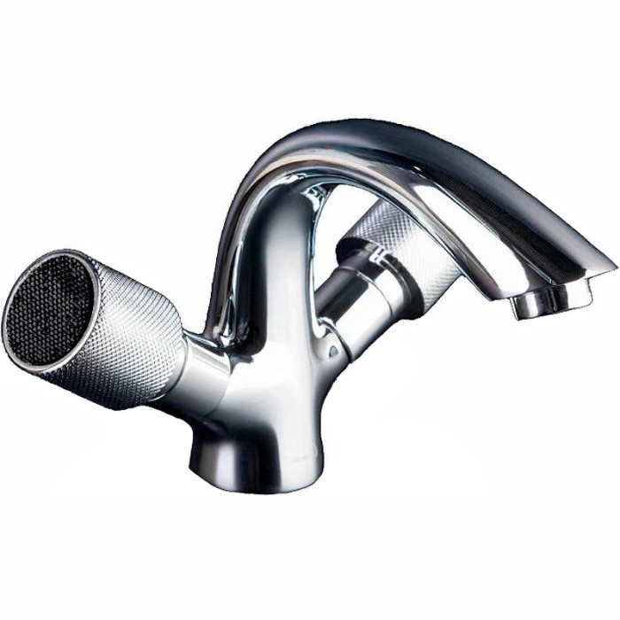 Смеситель для умывальника black, chrome, Boheme Royal cristal - 271-Royal/CRST black