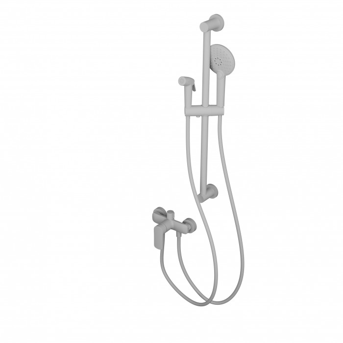 Смеситель для душа с гарнитуром, Wonzon &amp; Woghand, WW-A4888-MW цвет: белый