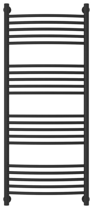 Сунержа Водяной полотенцесушитель 1200x500, Богема+ выгнутая, 15-0221-1250 цвет: тёмный титан муар