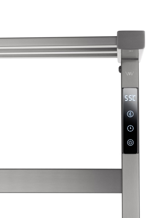 Полотенцесушитель электрический, Wonzon & Woghand Frankfurt, WW-A1026-GM цвет: графит