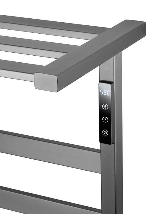 Полотенцесушитель электрический, Wonzon & Woghand Frankfurt, WW-A1026-GM цвет: графит